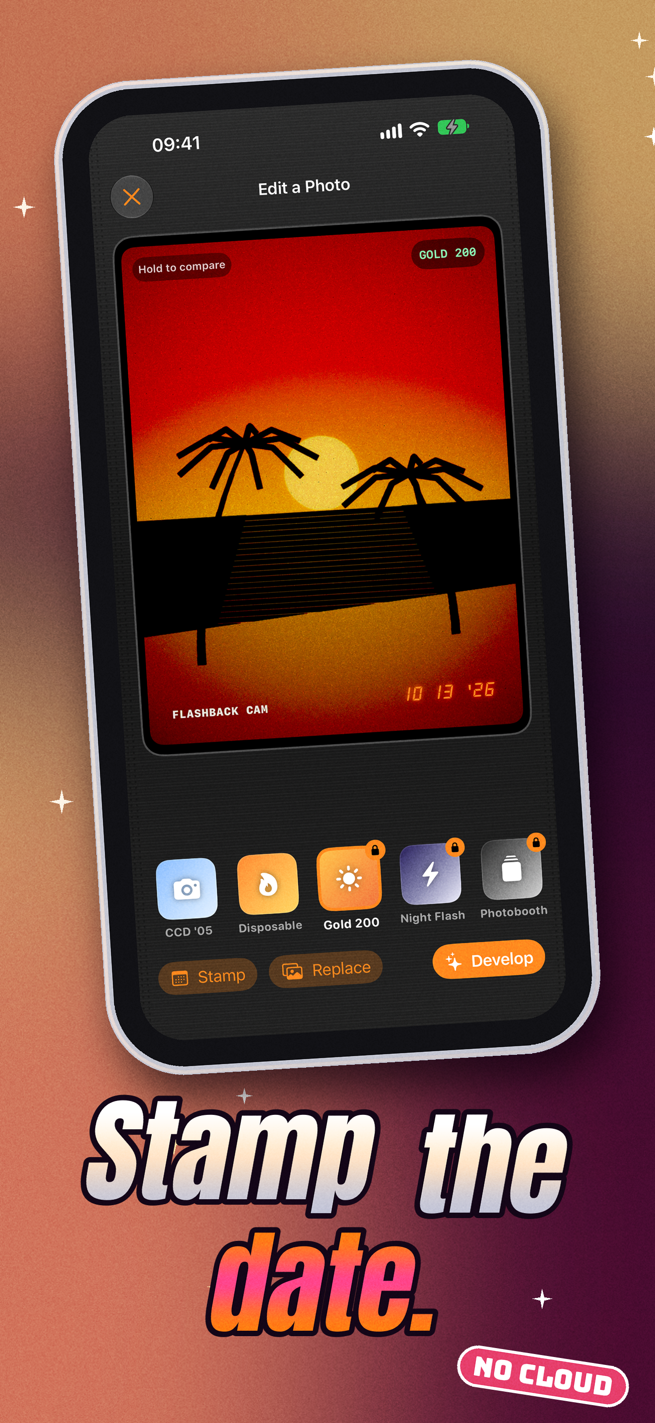 A photo with an orange date stamp in the corner, like a 2005 digicam.